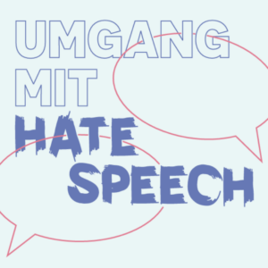 Logo Umgang mit Hate Speech